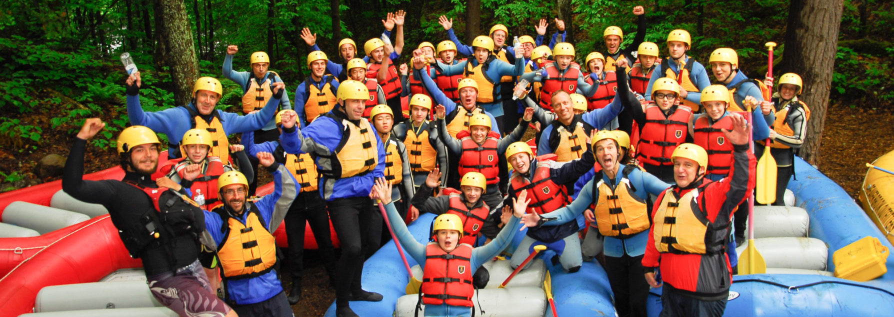 Hudson River Group Rafting in the Adirondacks