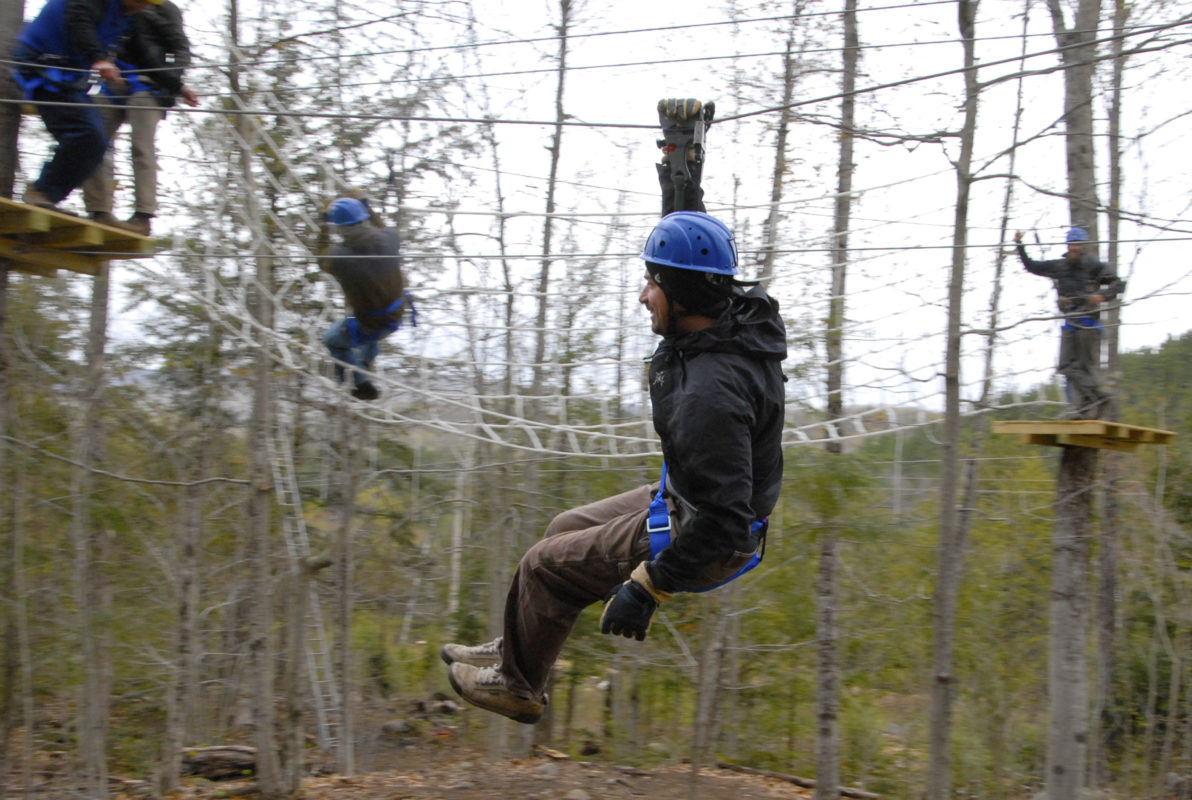 Aerial Zipline Course in the Adirondacks