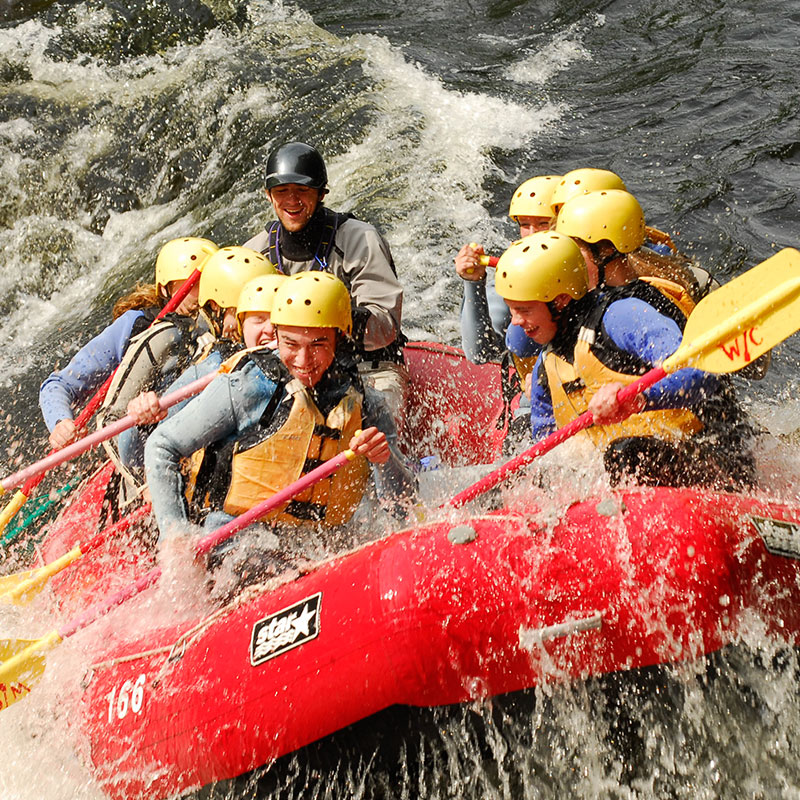 Hudson River rafting in the Adirondacks, NY