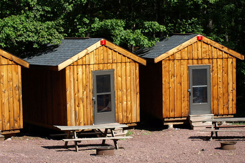 Bunkhouses available to rent in the Poconos.